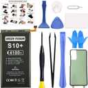 GREEN FUSION for Galaxy S10 Plus Replacement Battery, New Upgraded EB-BG975ABU Battery Compatible with Samsung S10+ Plus SM-G975, with Repair Tools & Instruction