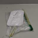 pickpiff Necklace Holder Jewelry Organizer Stand  2Tier TBar Jewelry Display Tree with Tray for Countertop Necklace Bracelet Earring Storage, Vanity Dresser Bathroom Sink, Gold