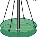 Bird Seed Catcher Tray for Hanging Bird Feeder Platform, 20 inches Birdseed Hoop for Hummingbird Feeders Bee Feeder Outdoor Garden Hanging Tray(1PC-)
