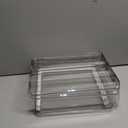 Egg Holder for Fridge, Automatically Rolling Egg Storage Container for Refrigerator, Large Capacity Egg Organizer for Fridge with Lid, Clear Plastic Dispenser, Tray & Bin -2 Layer