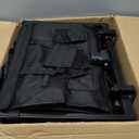 43'' Extra Long Collapsible Wagon with Extended Tailgate, 360LBS Heavy Duty Wagons Carts Foldable, Portable Folding Outdoor Utility Cart for Grocery, Shopping, Garden, Camping, Black