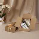 CRUGLA 40 Packs 10x7x3 Shipping Boxes for Small Business, Corrugated Cardboard Boxes Bulk for Shipping, Packing, Mailing