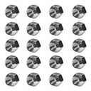 Twenty (20) 7/16-20 Zinc Plated Open End Acorn Lug Nuts | 3/4" Hex (BCP1075)