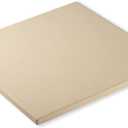 ROCKSHEAT 13.2" x 13.2" x 0.6" Square Cordierite Pizza Baking Stone Perfectly Compatible for Ooni Karu 12 Pizza Oven