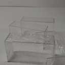 4 Pack Acrylic Risers Display Stands, Display Stands for Collectibles, Clear Acrylic Shelf for Show Decor Display, Toys, Cupcake (9.2 x 3 x 5 inches)