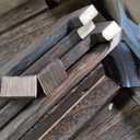 Wood Serving Tray with Handles, Set of 7 Rectangular Wooden Nesting Multipurpose Trays, Decorative Serving Trays Platter for Breakfast in Bed, Lunch, Dinner, Patio, Ottoman, Coffee Table, Party