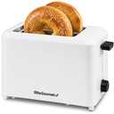 Elite Gourmet ECT-1027 Cool Touch Toaster, 7 Toast Settings Cancel Functions, Slide Out Crumb Tray, Extra Wide 1.5" Slots for Bagels Waffles Specialty Breads, Puff Pastry, Snacks, White