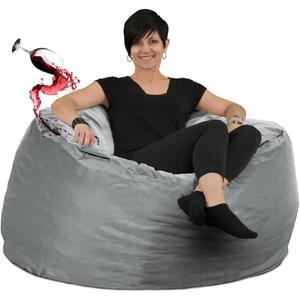 ULTIMATE SACK - SackGuard Universal Water Resistant Liner Cover for All Bean Bag Chairs - Protect Your Bean Bag Chair, Draw String (Medium)