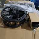 Medline Reclining Wheelchair, 18", with Elevating Leg Rests, Durable Vinyl, 300 lb. Weight Limit, Reclines 90 to 140 Degrees