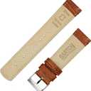 BARTON WATCH BANDS 12mm Toffee Brown - Alligator Grain - Quick Release Leather Watch Bands for Women