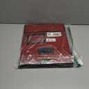 BALEINE File Organizer Box with Lid, Collapsible File Folder Organizer with Plastic Slide, Hanging File Folder Box for Office Document Storage (1 Pack, Red)