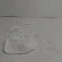 Hat Washer Cage for Washing Machine - Baseball Cap Cleaner Holder, Ball Cap Washing, Dishwasher Safe, Perfect for Cleaning and Protecting Hats in Washer/Dishwasher (White 1 Pack)