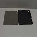 Compatible with iPad Air 11 Inch Case M3/M2(2025/2024),iPad Air 5th/4th (2022/2020) Generation 10.9 Inch Case Pencil Holder TPU Back Auto Sleep/Wake Cover Cute Women Girls-Black Leopard Cheetah (Black Purple-C1)