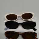 miyya Old Money Polarized Oval Sunglasses  2025 Edition, UV400 Protection, Feather-Light Fit & Trendy Colors (Black/Pearl/Tortoise)