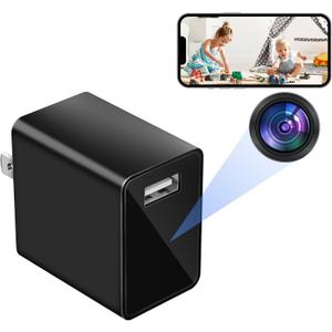 HiSpyCam WiFi Security Camera - FHD 1080P Small Wireless Nanny Cam - Mini Baby Monitor - Local/Cloud Storage