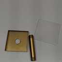 4 Inch Grate Kit Champagne Bronze Shower Drain with ABS Flange-Compatible with Schluter Kerdi Drain Flange- with Height Adjustment Collar-SUS304 Stainless Steel Grate