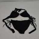 Blooming Jelly Women's Cheeky Bikini Sets Two Piece Swimsuit Sexy Bathing Suit Triangle String High Cut Thong Swimwear,M