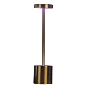 Gold Tone Rechargeable Touch Lamp 7 different colors NIB by Merkury