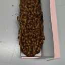 REECHO Ponytail Extension, Curly Claw Clip Ponytail Hair Extension Synthetic Clip in Pony Tails Cheer Ponytail Hair Piece for Dance Sports Daily, Strawberry Blonde