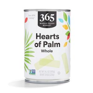 5 x 365 by Whole Foods Market, Whole Hearts Of Palm, 14.1 Ounce (EXP 12/03/29)