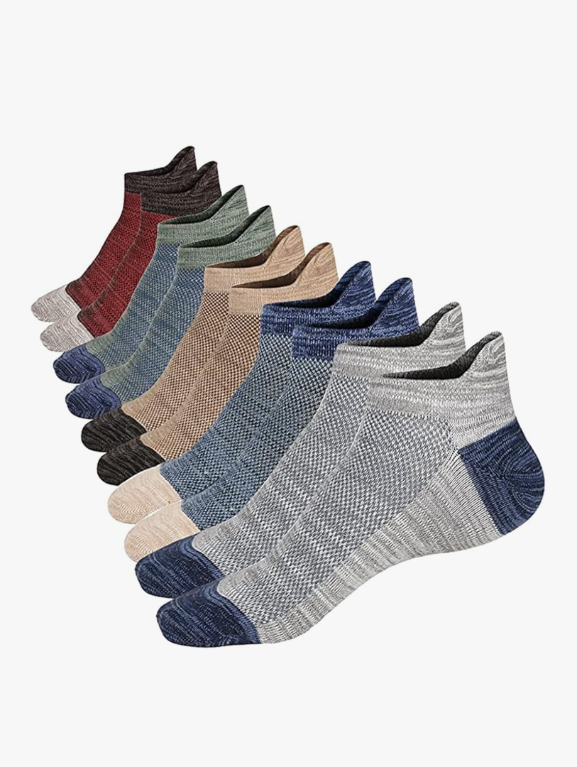 Ankle Low Cut Socks for Men/Women Short Cotton Casual Anti-Skid Moisture Wicking Socks