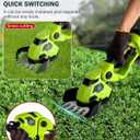 Cordless Hedge Trimmer,Cordless Grass Shear & Hedge Shear with a 5.3-inch Lawn Mower Blade, with 1 PC Rechargeable Battery and Charger for Garden,Lawn.Note: It Does not Include the 9-inch Blade.