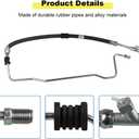 WMPHE Power Steering Pressure Hose Compatible with Honda Accord 3.0L V6 2003 2004 2005 2006 2007, Replacement for ‎53713SDBA01, 3401202