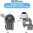 W10276397 Washer Drain Pump Replacement For Whirlpool Kenmore Maytag Washing Machines, Replace WPW10276397VP B40-3A AP6018417 LP397 WPW10276397 Washer Parts - 2026 UPGRADE