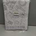 2 x PADTIC Giant Coloring Poster,35x72inch Versatile Merry Christmas Paper Coloring Tablecloth,DIY Christmas Tree,Santa Claus,Gnomes,Elk,Snowman Table Cover Kids Art Crafts Home Classroom Party Supplies