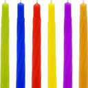 The Dreidel Company 40-Pack Multicolor Hanukkah Candles Menorah Candles Chanukah Candles 44 for All 8 Nights of Chanukah