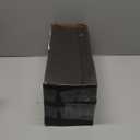 Bathroom Glass Shelf Brushed Gold Finish with Towel Rack, SUS304 Stainless Steel, 16-inch Tempered Glass Shelves for Wall