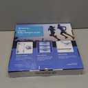 Etekcity Digital Body Weight Bathroom Scale, Large Blue LCD Backlight Display, High Precision Measurements,6mm Tempered Glass, 400 Pounds (Blinding Silver)