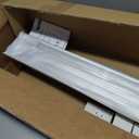 Heavy Duty Bypass Sliding Closet Door Track Hardware 72",6FT Aluminium Pocket Door Track Rail Set, Smoothly and Quietly, for 2 Door System