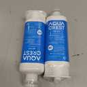 AQUA CREST DA97-17376B Replacement for Samsung DA97-08006C, HAF-QIN/EXP, RS27T5200SR, RF28T5001SR, RF24R7201SR, RF28R6201SR, AQF-FF45, Refrigerator Water Filter, 2 Pack