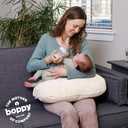Boppy Nursing Pillow - Ergonomic Bottle & Breastfeeding Pillow with High, Firm, Large Area, Water-Repellent Cushion with Washable Cover; Baby Safety Alliance Verified - Oatmeal Boucle