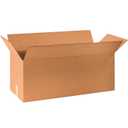 BOX USA 30x12x12 Long Corrugated Boxes, Long, 30L x 12W x 12H, Pack of 15 | Shipping, Packaging, Moving, Storage Box for Home or Business, Strong Wholesale Bulk Boxes