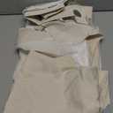 eachope Stall No Hooks Needed Linen Textured Shower Curtain with Snap-in Fabric Liner Set,Hotel Luxury Decor Shower Curtains for Bathroom,Waterproof & Washable, 60Wx74H, Cream