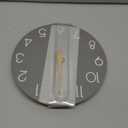 cicininc Wall Clock, Gray Silent Non-Ticking, Decorative Battery Operated Wall Clocks for Bedroom, Kitchen, Home, Office, School, Hotel (8 Inch)