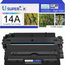 1 Pack Black Toner Cartridge Compatible for CF214A 14A use in Laserjet Enterprise 700 M712 M725 M712dn M712n M712xh MFP M725dn M725f M725z Printer (10,000 Pages High Yield)