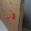 No Bottom Bar Baby Gate, 51.18 inch Tall Cat Pet Gate for Doorway, Adjustable 27.5in- 43 in Dog Gate with Large Walk Thru Door (White, 51.18inch)