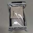 Mp3 Player Case for TIMMKOO Q8, Q5 and Q3E 4.0 inch, Fotosuncy Slim Fit Soft TPU Matte Cover with Cleaning Cloth Black