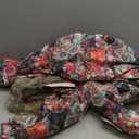 SNBOCON Kids Waterproof Colorful One Piece Coveralls Ski Suits Snowsuits Winter Jumpsuits Snowboarding (140cm, Flowers)