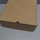 Coutgo Women's Knee High Boots Wide Calf Square Toe Chunky Heeled Pull-on Boot (Beige)