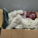 Jerify 20 Pcs18 Inch Christmas Stockings Handmade Knitted Christmas Stockings Large Cable Burgundy Green and Beige Hanging Stockings Set for Family Holiday Christmas Party Decorations Xmas Gift