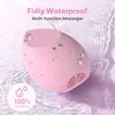 Electric Massager, Powerful - Waterproof - Handheld Mini Massage Tool, Pink