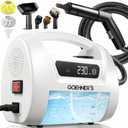 2026 Upgraded Handheld Steam Cleaner, 230°F/3.5 Bar High-Pressure Portable Hand Held Steamer for Home & Car, 30s Heat-Up, Chemical-Free Deep Cleaning for Kitchen, Bathroom, Grout & Car Detailing-White