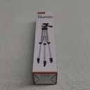 GPX 42 Inch Extending Tripod, Pan and Tilt Head, Carry Pouch, Silver (TPD427S)