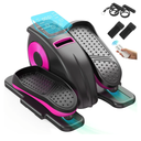 Under Desk Elliptical Machine, Ellipse Leg Exerciser as Seen on TV for Seniors with 12 Speeds, Mini Electric Seated Eclipse Exercise Training, Quiet & Portable Pedal Exerciser with Remote Control