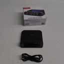 Timex Alarm Clock with Wireless Charger for iPhone and AirPods - Black (TW14B)