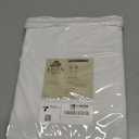 Linen Home 100% Cotton Percale Weave Fitted Sheet, Twin Size, White, 1 Deep Pocket Fitted Sheet, Fits Mattress Upto 16" Crisp and Cool Strong Bed Linen, 39"X75"+15"